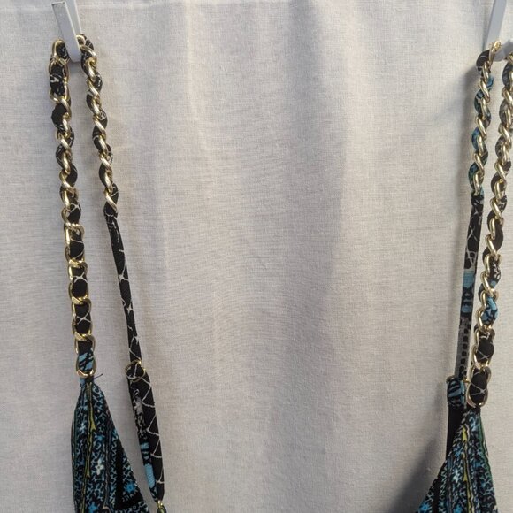 NWT Moa Moa Size Small Maxi Dress in Black and Teal - Picture 8 of 14